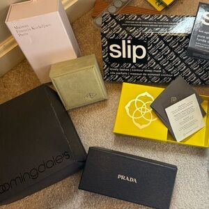 Prada & Other Black/White Storage Boxes for Elegant Organization